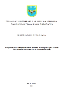 Inteligência Artificial Implementada em Hardware Reconfigurável para Otimizar Campanhas de Ensaios em Voo de Separação de Carga [recurso eletrônico]