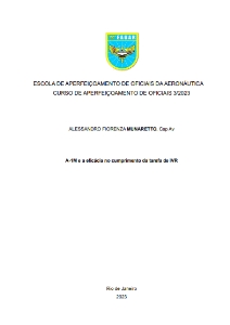 A-1M e a eficácia no cumprimento da tarefa de IVR [recurso eletrônico]