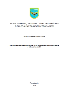 A implantação do treinamento de voo visual noturno na Esquadrilha de Busca e Salvamento da AFA [recurso eletrônico]