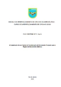 A Implantação de um Centro de Coordenação de Salvamento Conjunto para a Região de Salvamento Atlântico [recurso eletrônico]