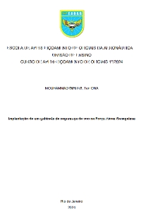 Implantação de um gabinete de segurança de voo na Força Aérea Senegalesa [recurso eletrônico]