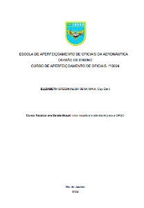 Curso Técnico em Saúde Bucal: [recurso eletrônico] :  uma iniciativa sustentável para a OASD