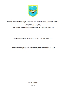 Contextos de emprego para um ensino por competências na FAB [recurso eletrônico]