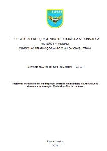 Gestão do conhecimento no emprego de tropa de Infantaria da Aeronáutica durante a Intervenção Federal no Rio de Janeiro [recurso eletrônico]