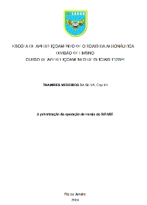 A privatização da operação de varejo do SIFARE [recurso eletrônico]