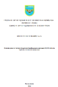 Contrato para os serviços de ground handling para a aeronave KC-30 [recurso eletrônico] : Melhoria logística e incremento operacional