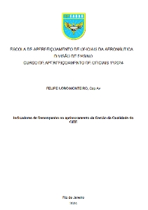 Indicadores de Desempenho no aprimoramento da Gestão da Qualidade do GITE [recurso eletrônico]