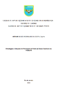 Estratégias e Soluções de Prevenção de Perda de Dados Sensíveis do COMAER [recurso eletrônico]