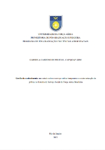 Gestão do conhecimento : um estudo sobre o serviço militar temporário e a sistematização da prática no Sistema de Serviço Social da Força Aérea Brasileira