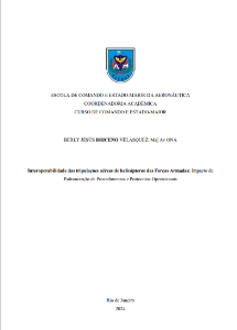 Interoperabilidade das tripulações aéreas de helicópteros das Forças Armadas: [recurso eletrônico] : Impacto da Padronização de Procedimentos e Protocolos Operacionais