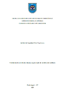 A influência da assistência religiosa na prevenção do suicídio entre militares [recurso eletrônico]