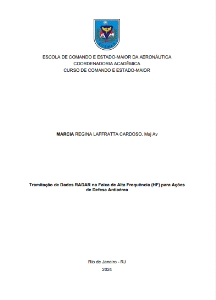 Tramitação de Dados RADAR na Faixa de Alta Frequência (HF) para Ações de Defesa Antiaérea [recurso eletrônico]