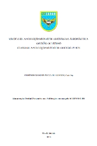 Manutenção Predial Preventiva nas Edificações em uso pelo SERINFRA-BR [recurso eletrônico]
